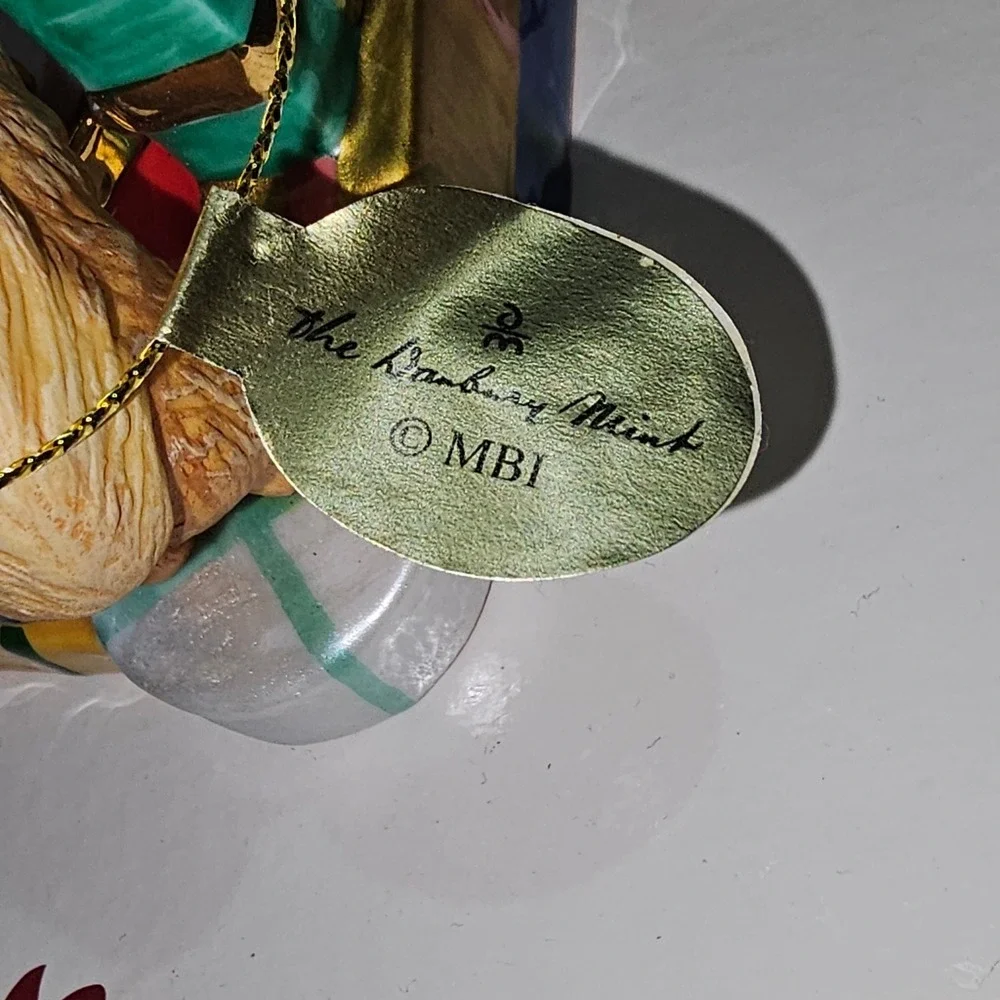 New 2008‎ Danbury Mint Christmas Drummer Pomeranian Christmas Ornament